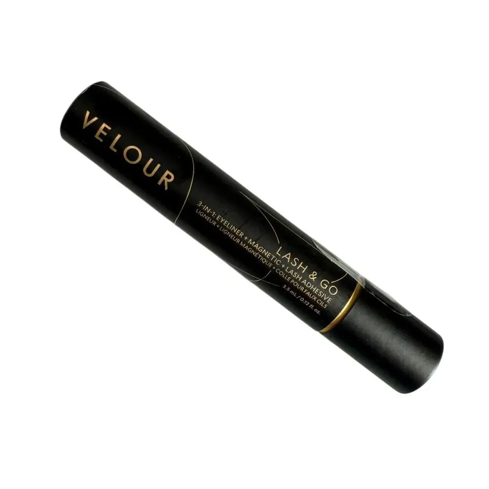 Velour Lash & Go 3-in-1 Eyeliner Magnetic Lash Adhesive Black
